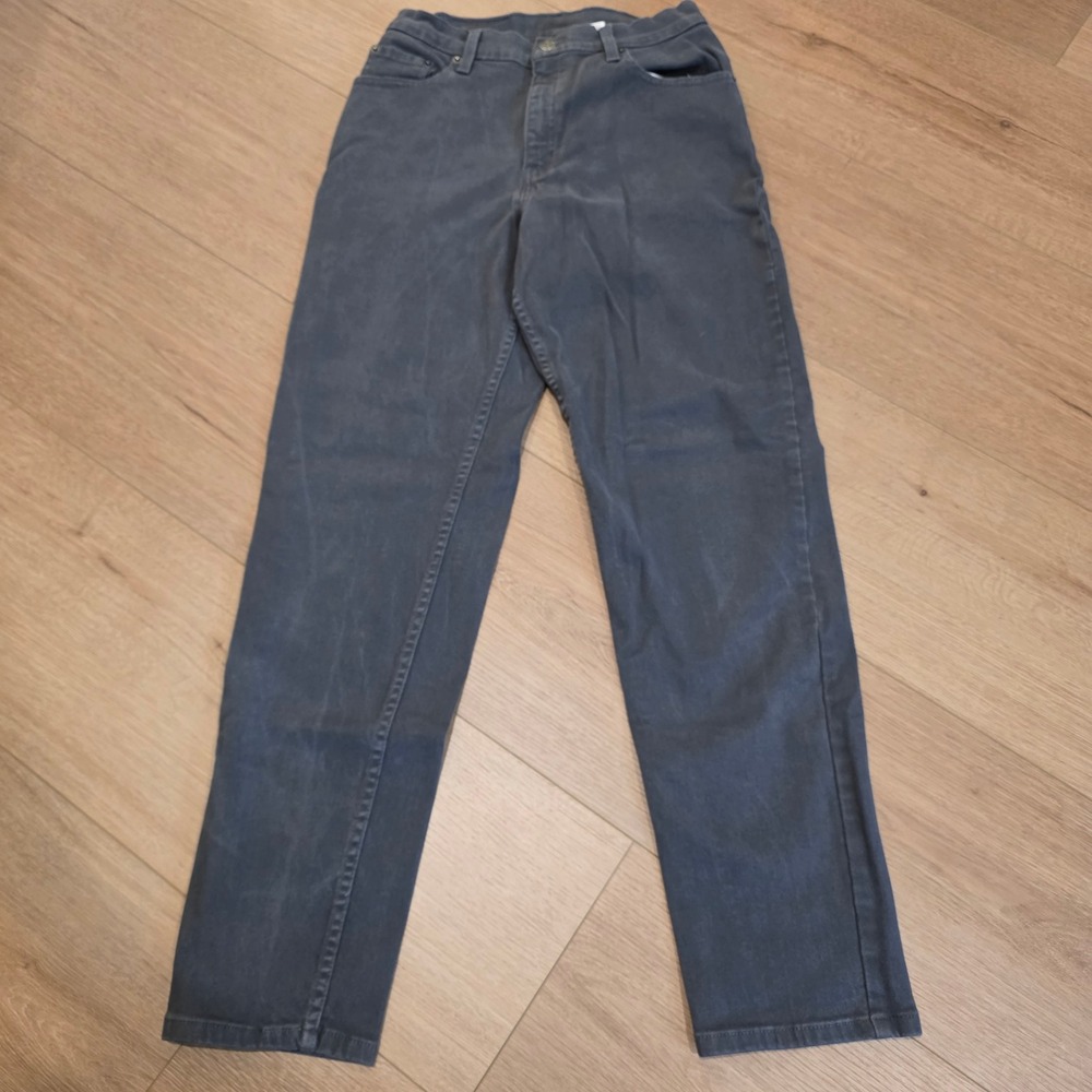 Levis 550 Relaxed Fit Tapered Leg Jeans Gray High Rise Women 10 MIS M 28x31